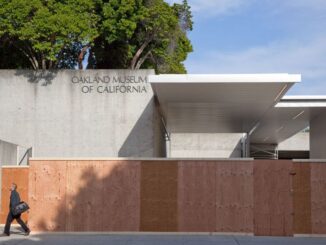 Oakland Museum of California building entrance