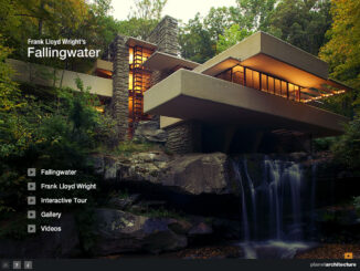 The Fallingwater mobile app produced by in-D Media LLC (Image courtesy in-D Media LLC)