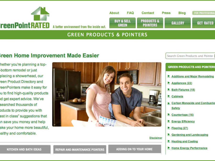 Build It Green’s Latest Green Product Directory