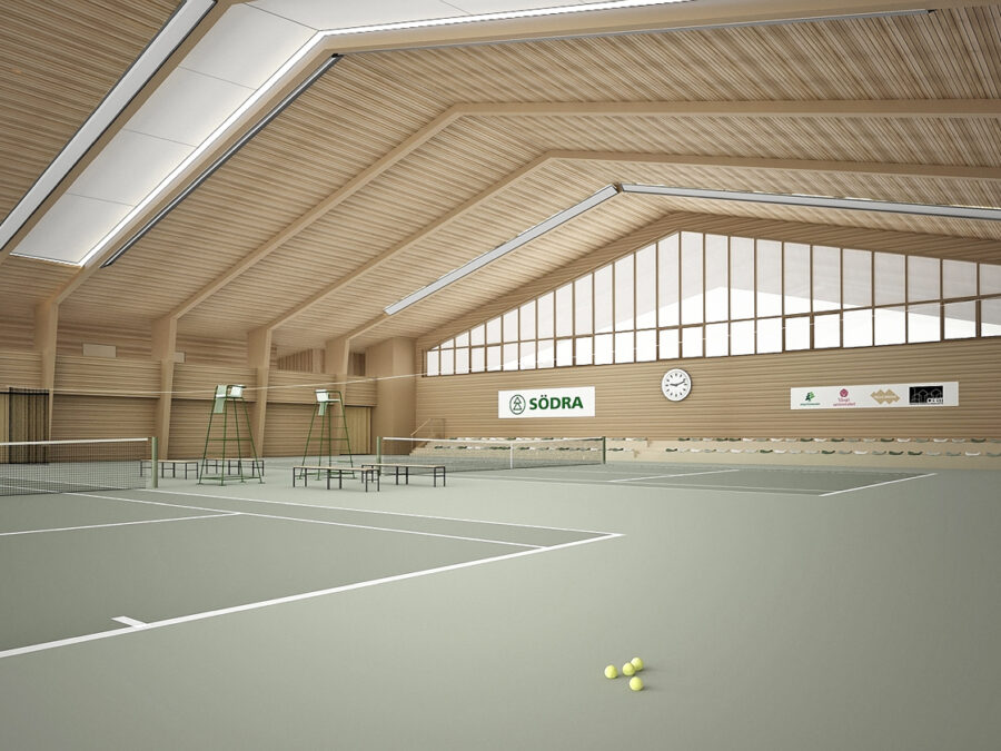 Växjö Tennis Hall Concept Wins World Architecture Community Award