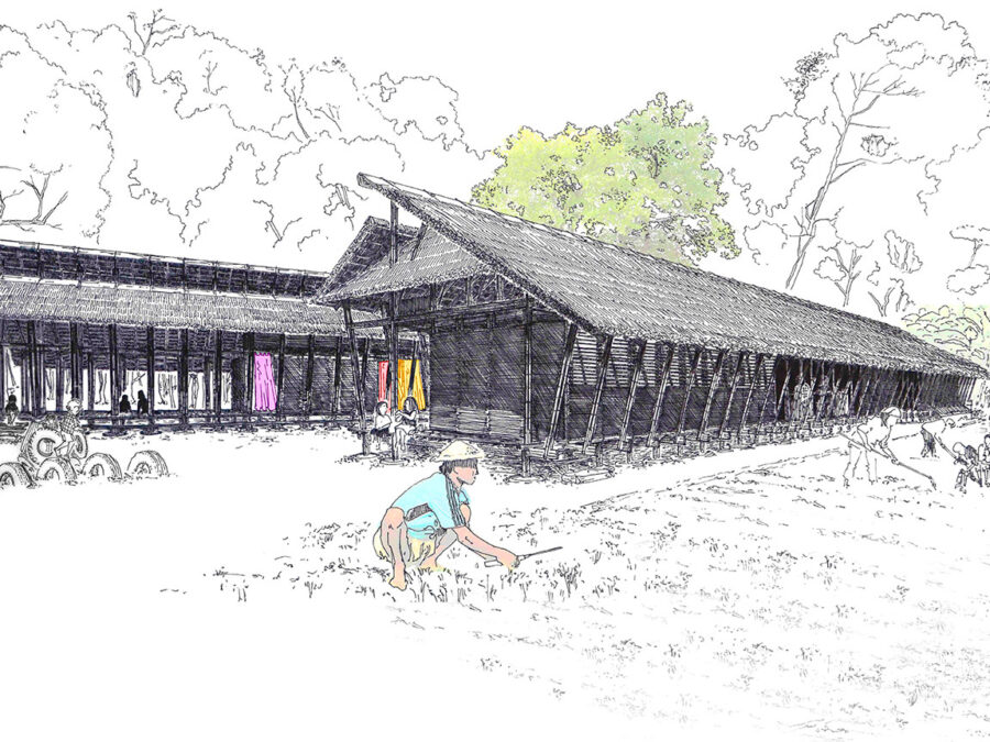 No Border School Project Empowered by Traditional Construction