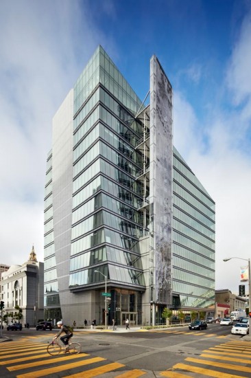 The LEED Platinum San Francisco Public Utilities Commission Headquarters at 525 Golden Gate Avenue. (Photo courtesy KMD Architects)