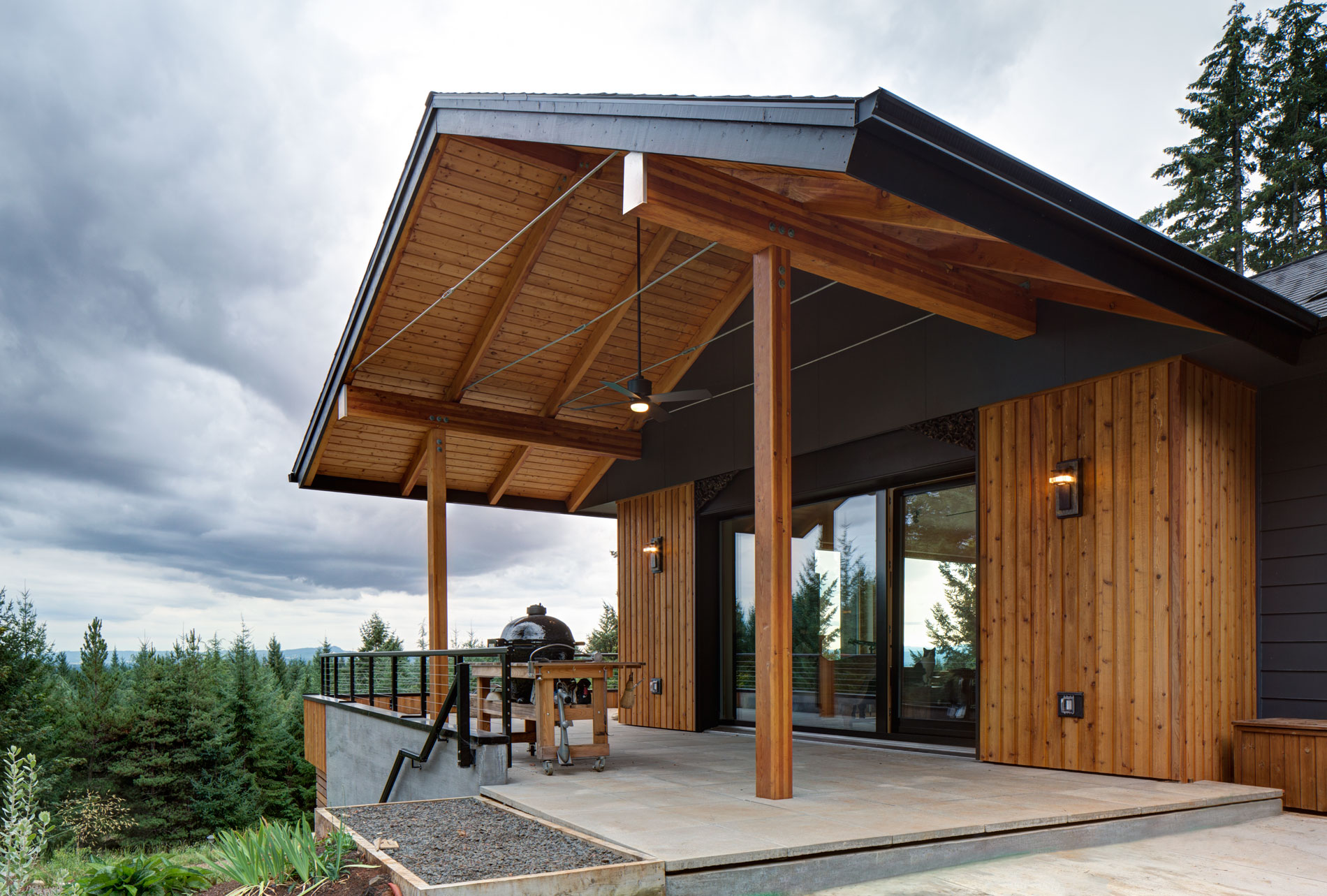Pumpkin Ridge Passive House has been certified by three green building certification programs. (Photo by Jeff Amram)