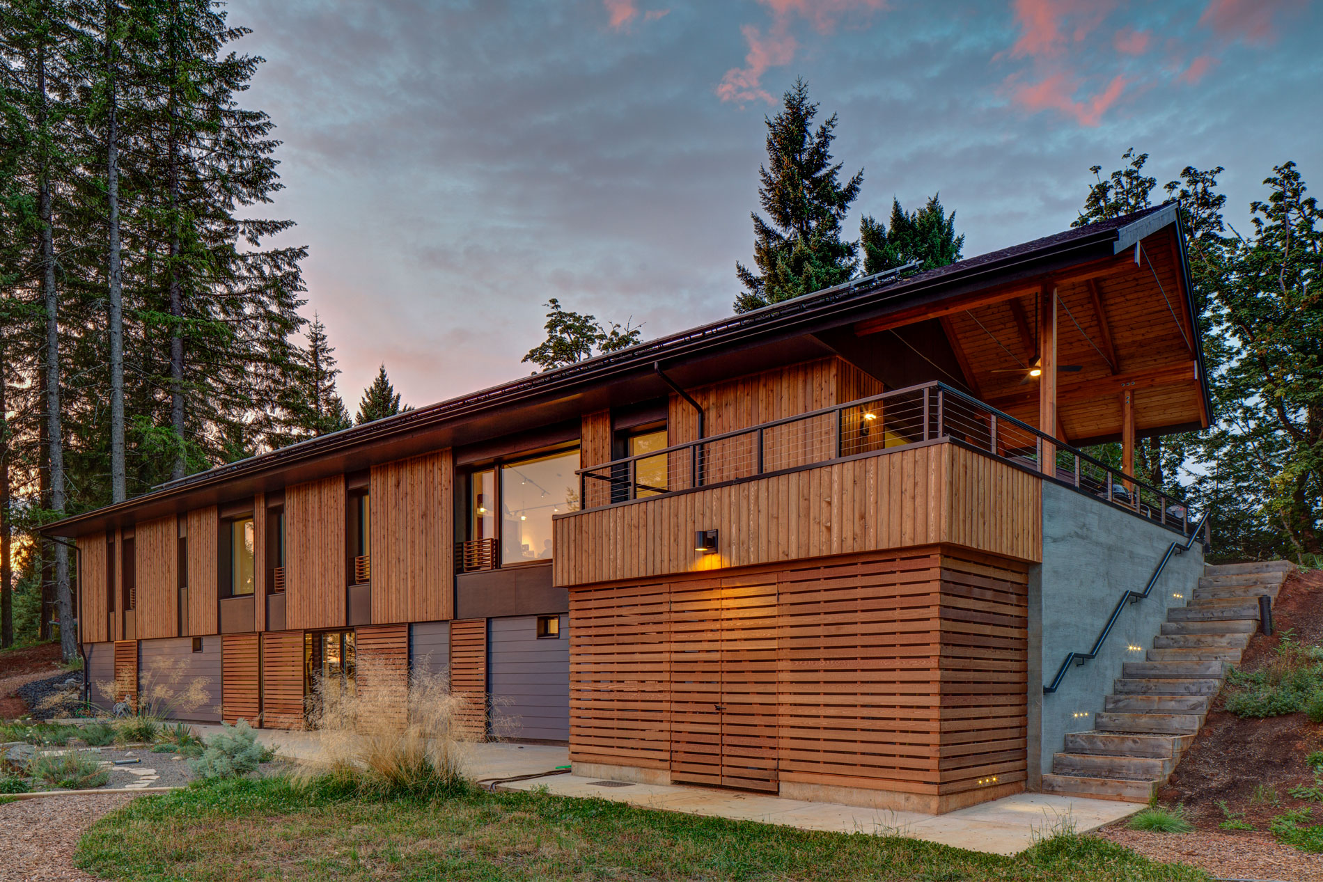 Pumpkin Ridge Passive House has been certified by three green building certification programs. (Photo by Jeff Amram)