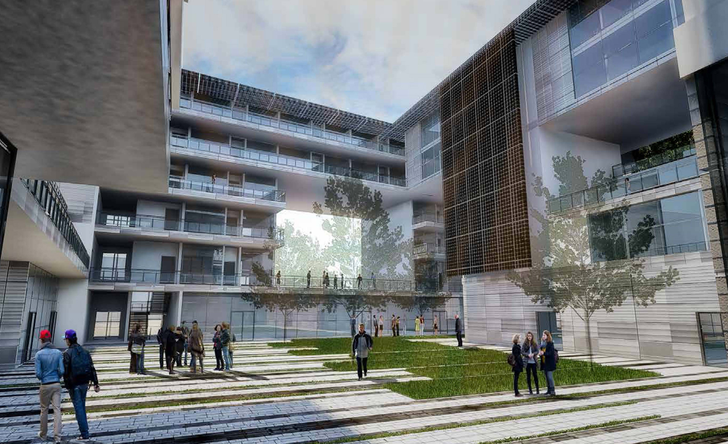 perFORM 2015 Building Design Competition Runner-Up Entry by Eduardo Gandara, California State Polytechnic University Pomona. (Courtesy Hammer & Hand)