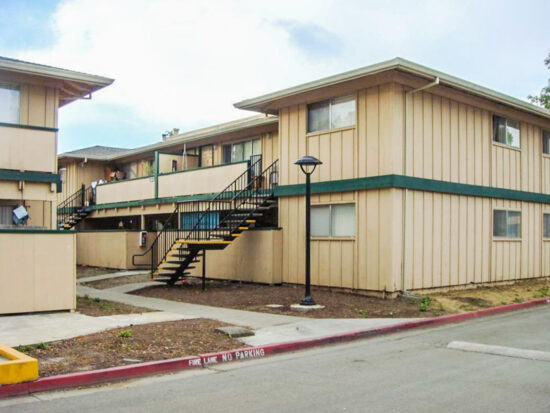Clarendon Street Apartments in San Jose, California, prior to renovations. (Photo courtesy Arbor Building Group, Inc.)