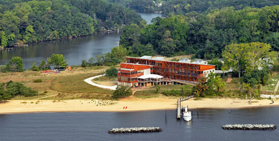 The Chesapeake Bay Foundation Merrill Environmental Center located in Annapolis, Maryland and opened in 2001 was the first building to receive a LEED-Platinum rating. (Photo courtesy Chesapeake Bay Foundation)