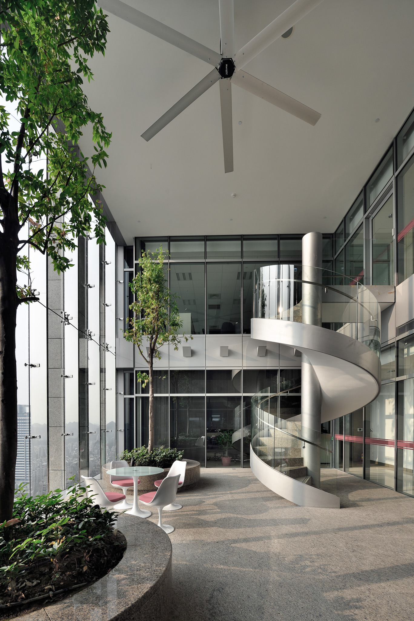 A Typical Double Height Skygarden In The Leed Gold Certified