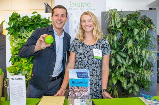 Biome offers a plant-based system paired with air purification chambers and air quality monitoring system. Collin Cavote, CEO and Founder of Biome and intern Claire Smythe exhibit and discuss their products at GreenerBuilder 2017.