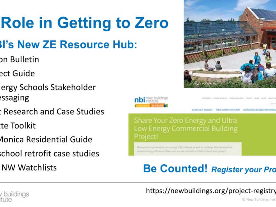 Webinar: Getting to Zero Energy